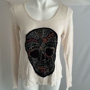 The Classic off-white multicolor skull sweater